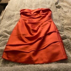 Strapless David’s Bridal Dress